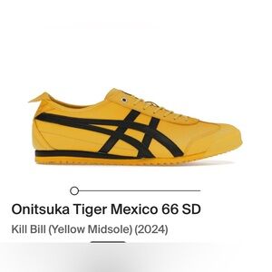 Onitsuka Tiger by Asics Mexico 66 SD Yellow Black Sneakers